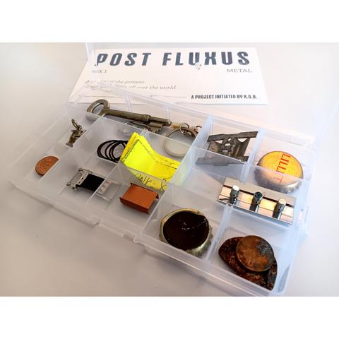 POST FLUXUS 
Box 1   Metal
A survey of the present.
Street finds from all over the world.