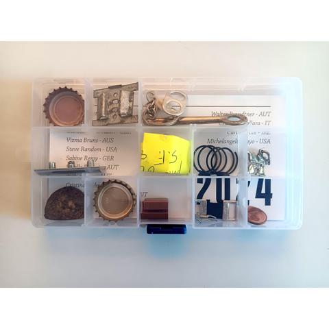POST FLUXUS 
Box 1   Metal
A survey of the present.
Street finds from all over the world.