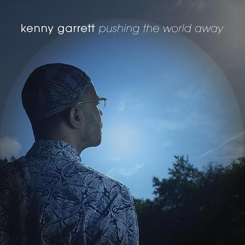 An image of the cover of the record album 'Pushing the World Away' by Kenny Garrett