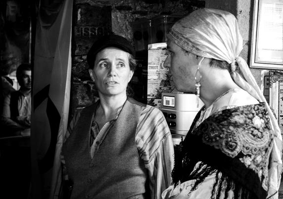 Une discussion entre gypsies