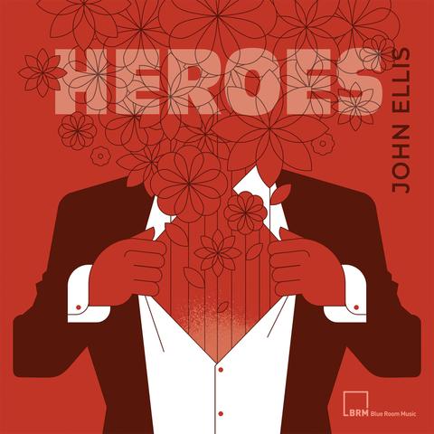 An image of the cover of the record album 'Heroes' by John Ellis