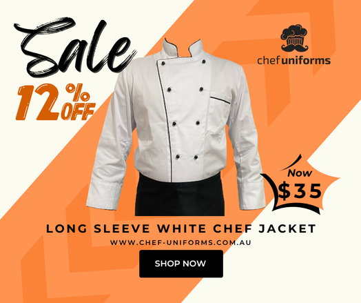 Long Sleeve White chef Jacket