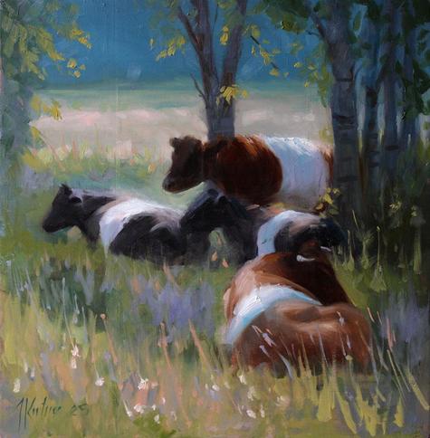 Koeien in de schaduw

#lakenvelder #koe #koeien #lakenvelderkoe #vee #schilderij #schilderkunst #koeienschilderij #art #painting #oilpainting #kunst #olieverf #artist #janneskoetsier #allaprimapainting #realism #figurative #fineart