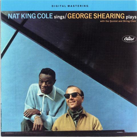 An image of the cover of the record album 'Nat King Cole Sings George Shearing Plays' by Nat King Cole