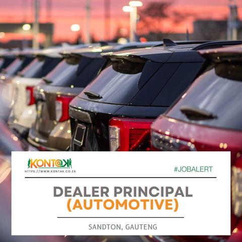 Dealer Principal (Automotive) (JB5436) at Kontak recruitment in Sandton, Gauteng 
