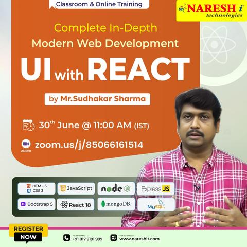 UI Full Stack Web Dev with React JS