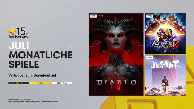 PlayStation Plus Juli 2025: Diablo 4 gratis verfügbar