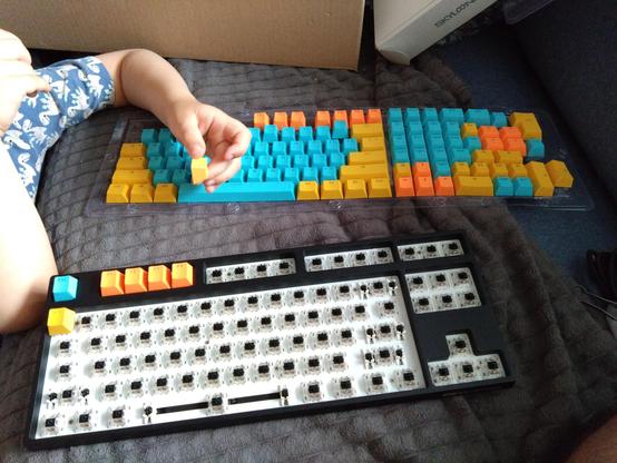 Mechanical keyboard by customklavesnice.cz (before completion) 