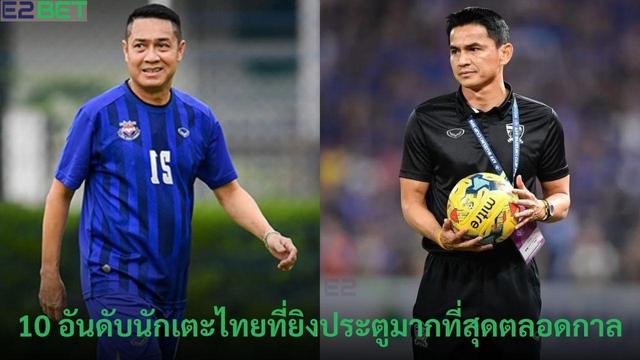 รวม 10 อันดับนักเตะไทยที่ยิงประตูมากที่สุด พร้อมสถิติและข้อมูลเชิงลึก – ใครคือดาวยิงสูงสุดของทีมชาติไทย? ค้นหาคำตอบในบทความนี้!
