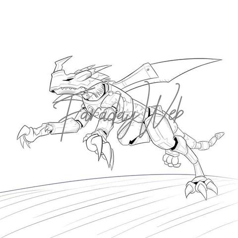 Digimon WIP Fanart