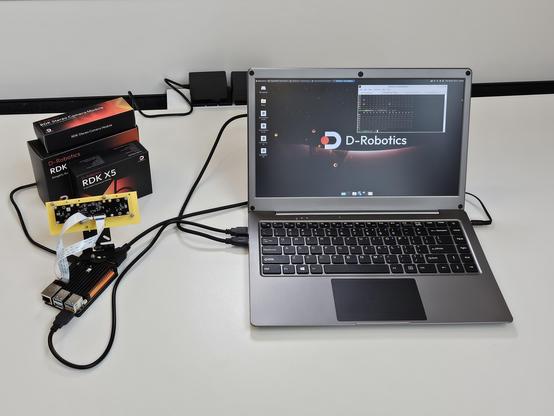 the D-Robotics RDK X5 with stereo camera module plus CrowView Note
