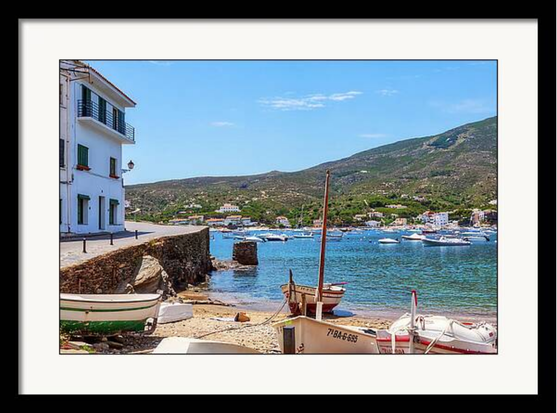 Beach boats, Cadaques, Spain