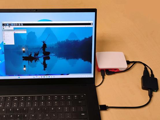 Windows Desktop with a Raspberry Pi Kiwi Desktop