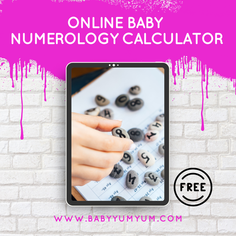 Curious about the numerology of your baby’s name? 🔢👶 Try our BabyYumYum's FREE Baby Numerology Calculator! ✨ Based on your baby’s name, this #JustForFun tool reveals their personality traits and life path number!🌟