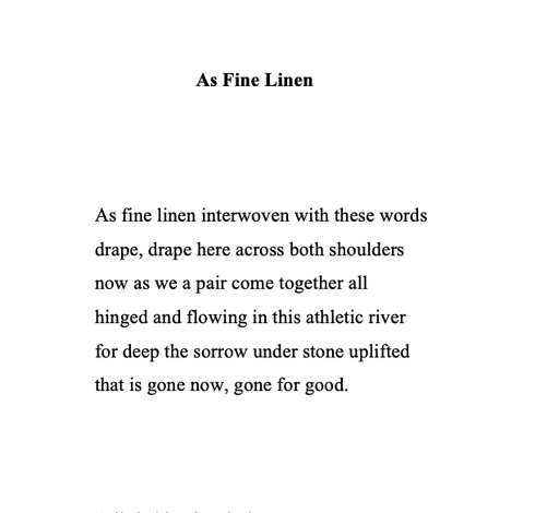 A poem.