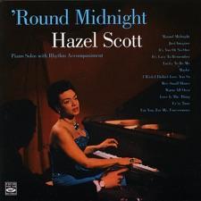 An image of the cover of the record album ''Round Midnight' by Hazel Scott