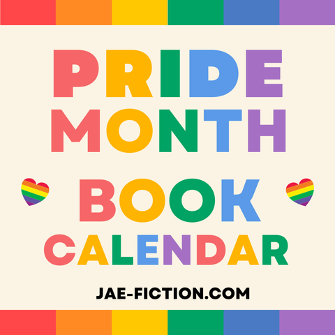 Pride Month Book Calendar at jae-fiction.com
