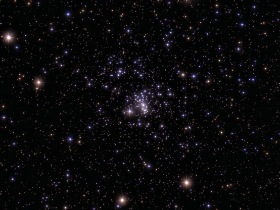 The h Persei cluster as seen by the Odyssey Pro. 