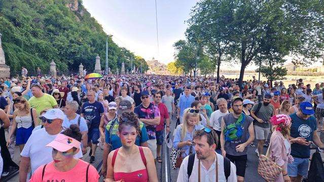 A photo of Budapest Pride 2025.
