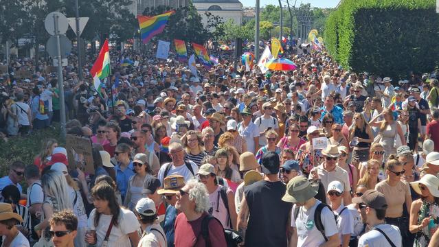 A photo of Budapest Pride 2025.