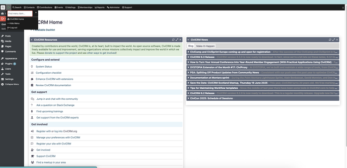 CiviCRM up and running in Docker — development setup done, one step closer to production readiness :) 