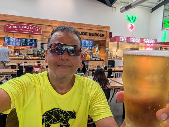 Post-run beer pic 