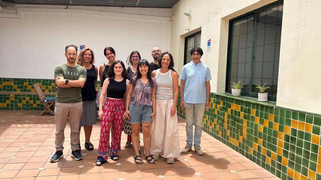 Foto de grup amb els equips de la Xarxa i la Coordinadora de Girona