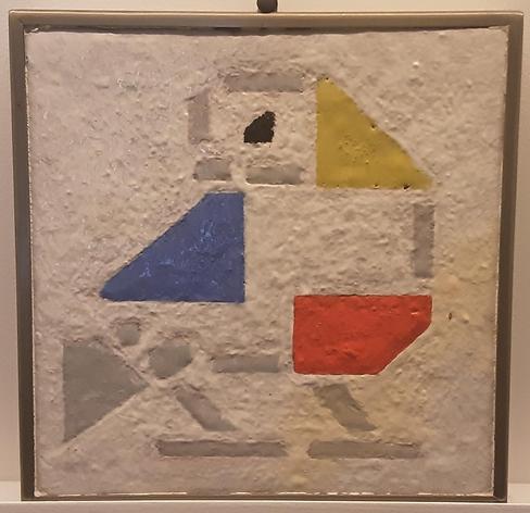 #TilesonTueday -Bart van der Leck, 1936 -De Stijl- https://nederlandstegelmuseum.nl/