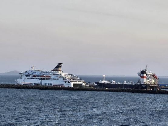 CTMA ferry docked at Cap-aux-Meules