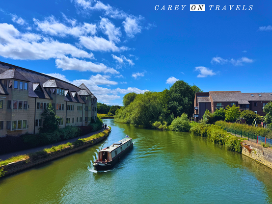 Boating on the river in Oxford