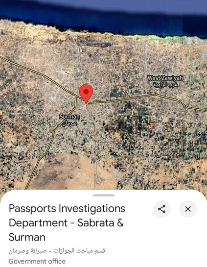 🇱🇾 Unidentified gunmen stormed a security compound in Surman, west of Tripoli earlier this morning,  targeting the Internal Security (intelligence) service unit, local police station, and passport investigations unit. One police deputy was killed, and a cruiser destroyed.

• Early signs suggest reactivation of dormant ISIS cells amid growing instability, clashes, and political turmoil in GNU-controlled western Libya.

→Geolocation:
🗺️ Coordinates: 32.755397,12.574952

>LEAKLIV:/