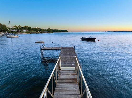 PRICE IMPROVEMENT!
NEWLY BUILT HOME ON LAKE CHAMPLAIN
Dock