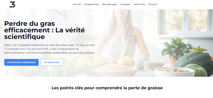 Salut ! J’ai réalisé quelques designs de sites web