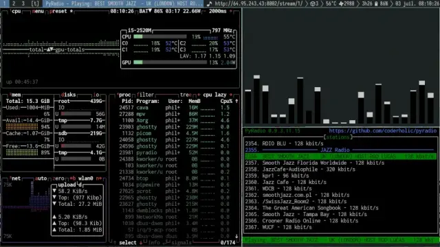 Thinkpad X220 running Artix Linux and dwm
