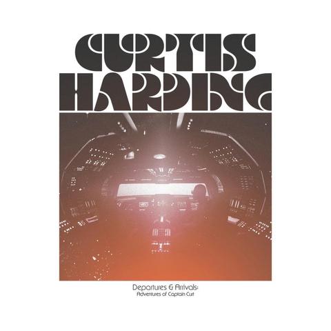 An image of the cover of the album 'Departures & Arrivals: Adventures of Captain Curt' by Curtis Harding