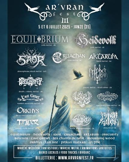 Affiche de l'Ar'Vran Fest