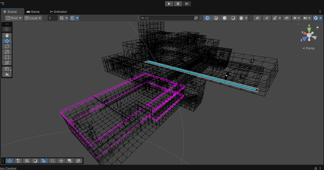 Wireframes from level
