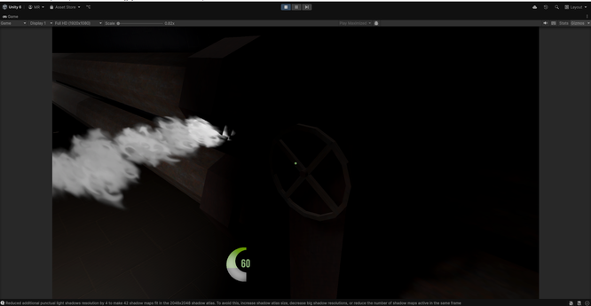 If you turn off the valve, the weapon or your hands are hidden.