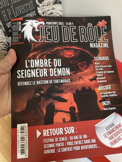 Couverture du JDR Mag 67