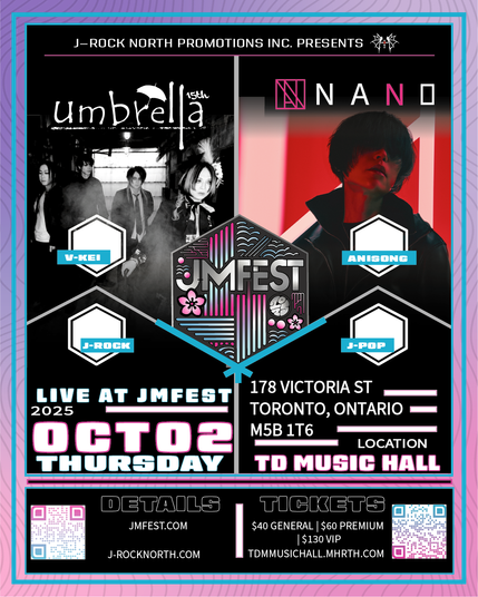 JMFEST 2025 banner with ticket into and artist images 