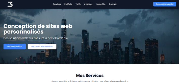 Salut !Je travaille en ce moment sur mon site web dédié à mes services.