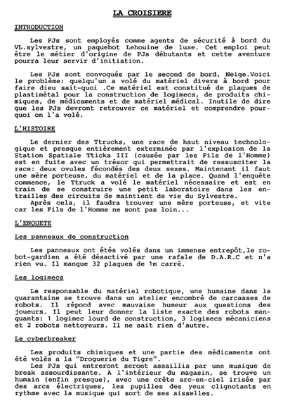 Page de texte mise en page avec Word pour DOS