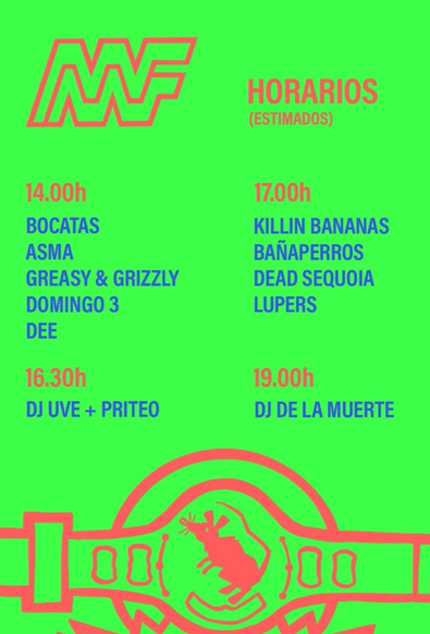 Cartel y horarios del Mongol Fest