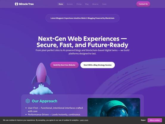 Screenshot of phishing site