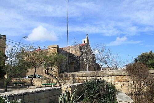 An image of St George's Chapel, Birżebbuġa from Wikipedia
<a href="https://commons.wikimedia.org/wiki/File:Malta_-_Birzebbuga_-_Triq_Alfonso_Maria_Galea_-_San_Gorg_05_ies.jpg">Image</a> licensed under <a href="https://creativecommons.org/licenses/by-sa/3.0" >CC BY-SA 3.0</a? by Frank Vincentz