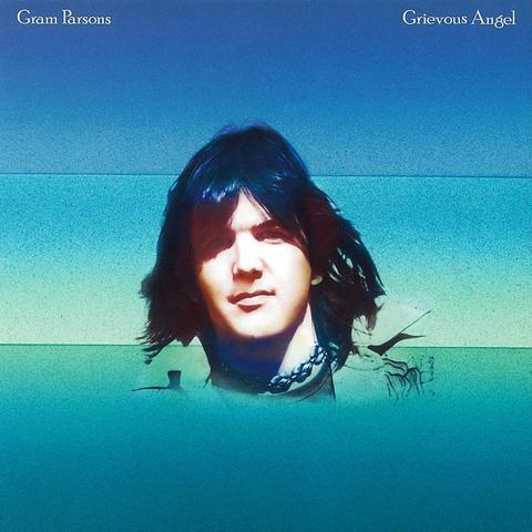 An image of the cover of the album 'Grievous Angel' by Gram Parsons