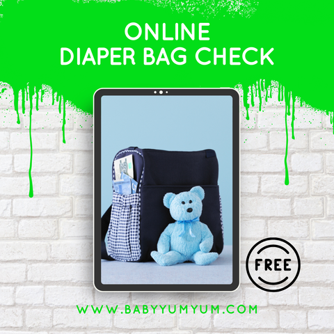 Wondering if you’ve packed everything for your little one? 🎒👶 Try BabyYumYum's FREE Online Diaper Bag Checklist to make sure you're all set for any adventure! 🌟✨