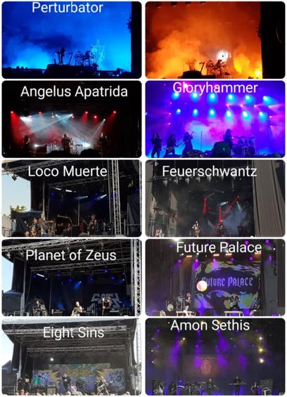 2ème journée du Plane R Fest édition 2025. 
Un peu chaud pendant le début d'après-midi. 
À retenir: Amon Sethis, Eight Sins, Feuerschwantz et Perturbator.