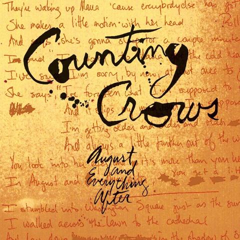 An image of the cover of the album 'August and Everything After' by Counting Crows
