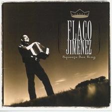 An image of the cover of the record album 'Squeeze Box King' by Flaco Jimenez